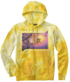 Tokyo Sunset Tie Dye Hoodie S / Gold Mens Hoodies And Sweatshirts