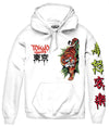Tokyo Tiger Hoodie S / White Mens Hoodies And Sweatshirts